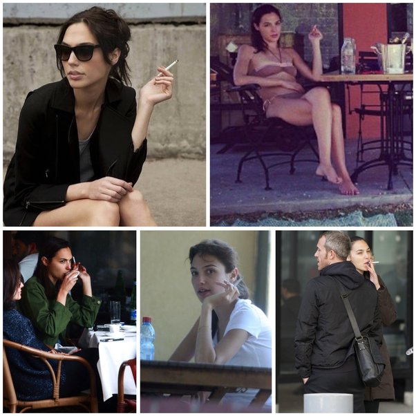 gal gadot smoking