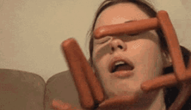 benson sarah recommends girl getting hit with hot dogs gif pic