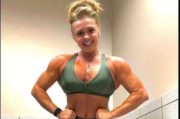 girls next door flexing