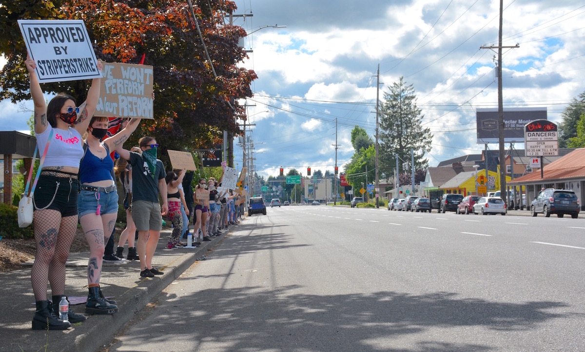 amanda charbonneau share golden dragon strip portland photos