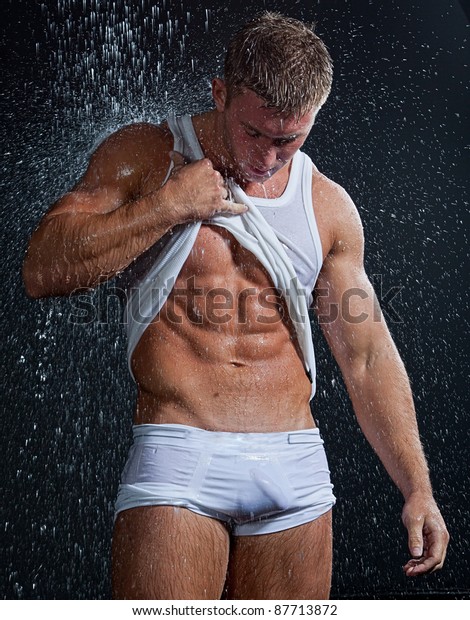 Best of Guys in wet white underwear