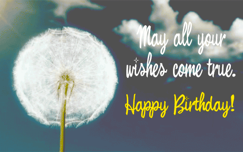 Best of Happy birthday make a wish gif
