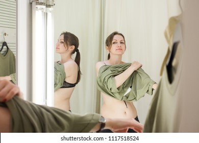 Hidden Camera In Womens Dressing Room in bras