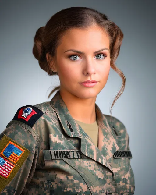 hot military women