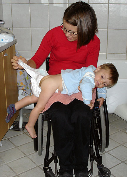 Best of How to change a diaper in a wheelchair