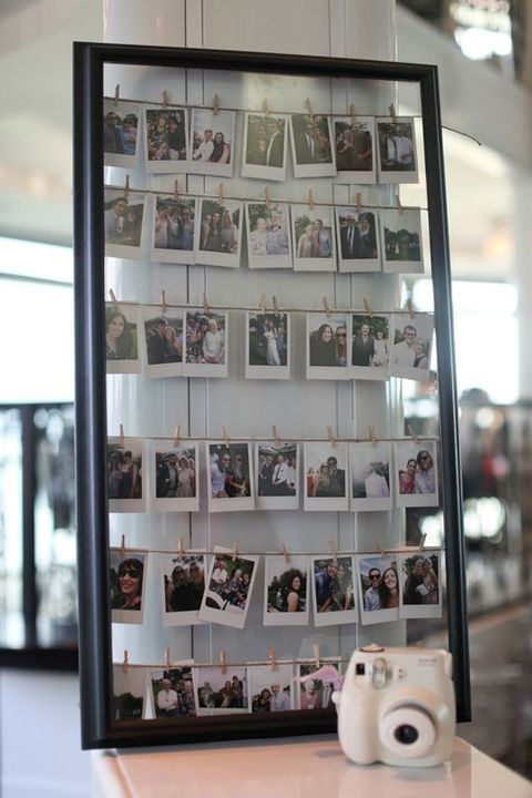 how to display polaroids