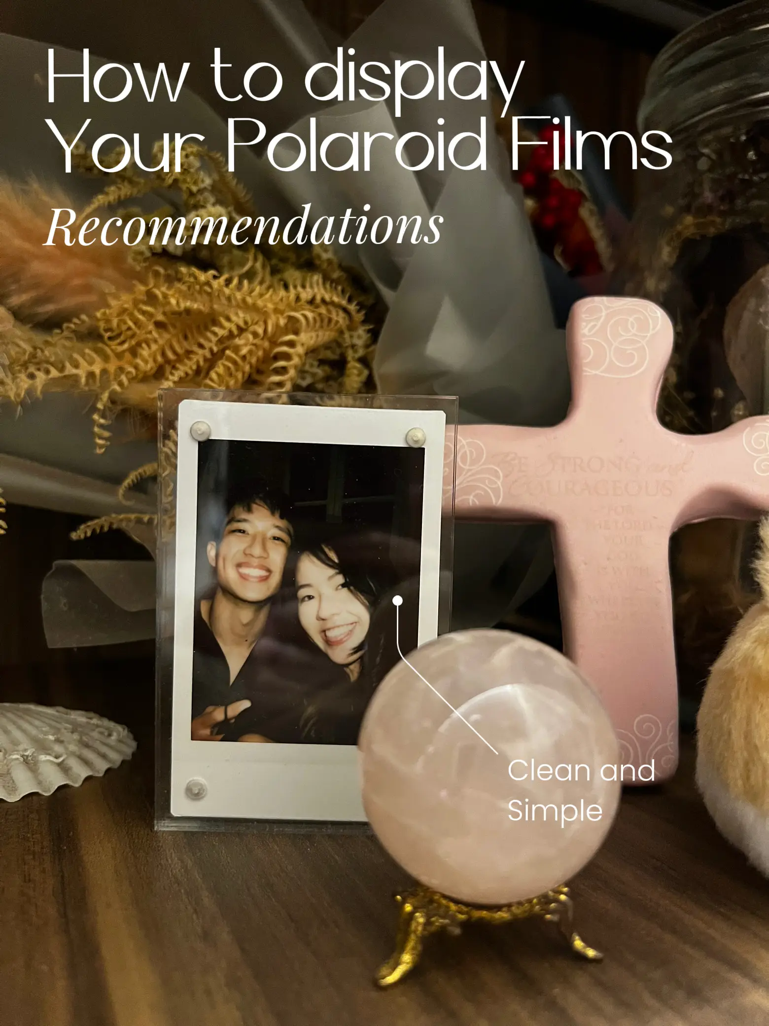 donna murgatroyd share how to display polaroids photos