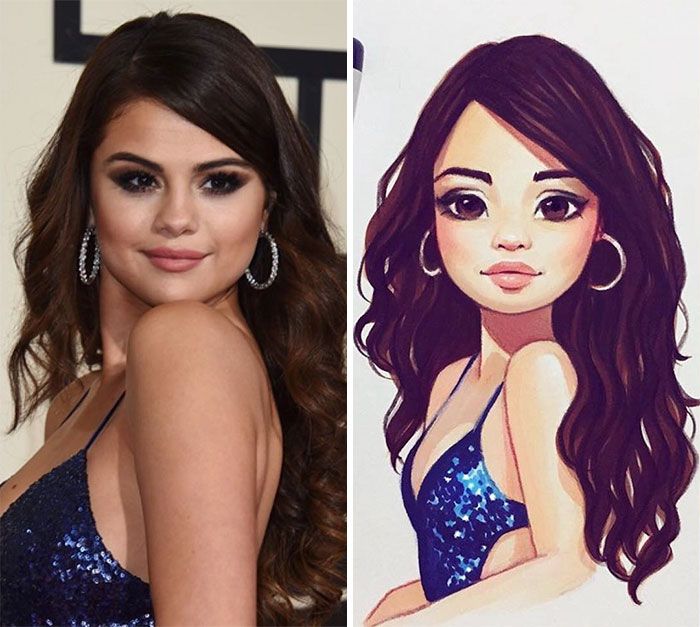 how to draw cartoon celebrities