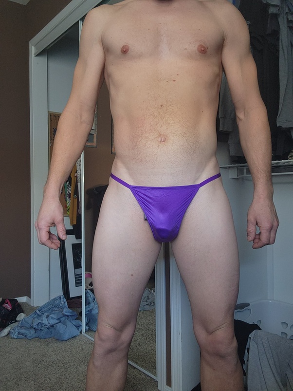 husband wearing wifes panties