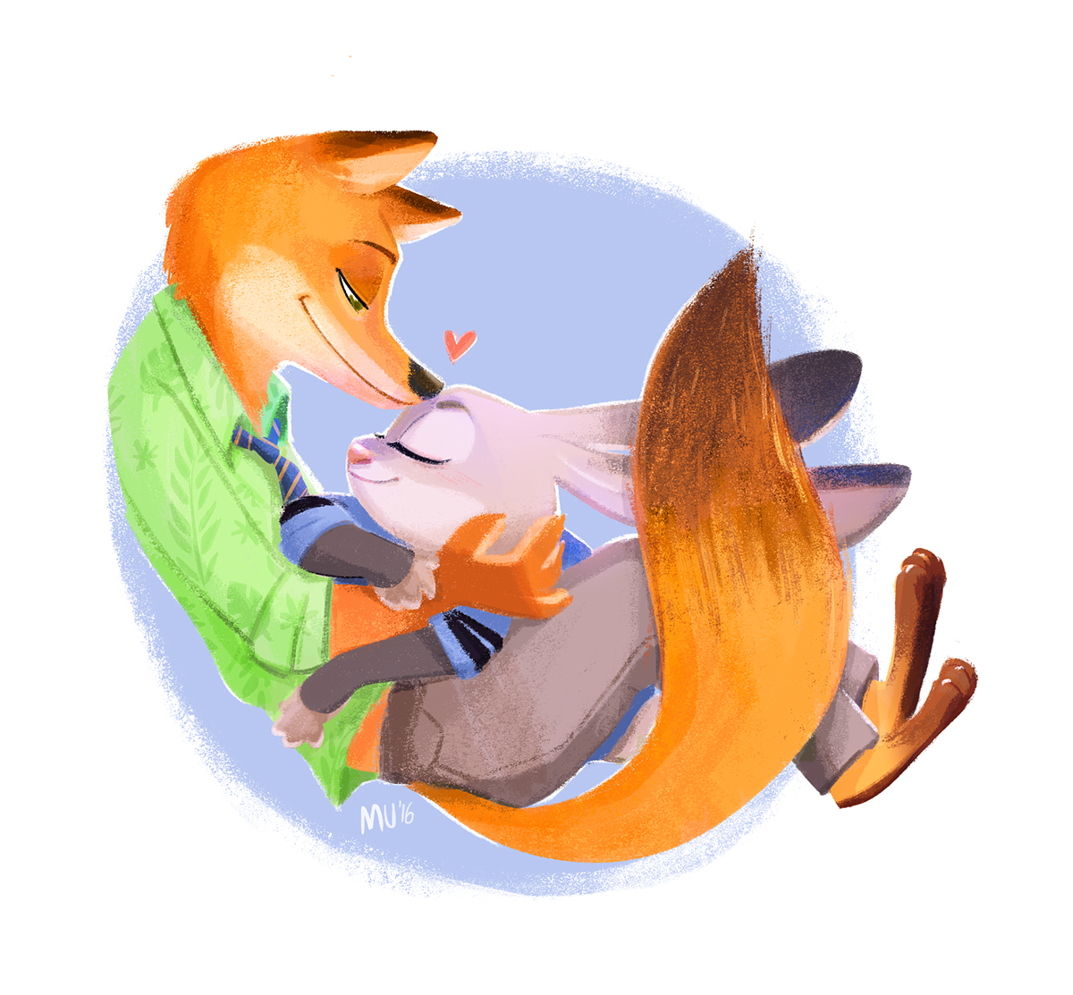 judy hopps and nick wilde fanart