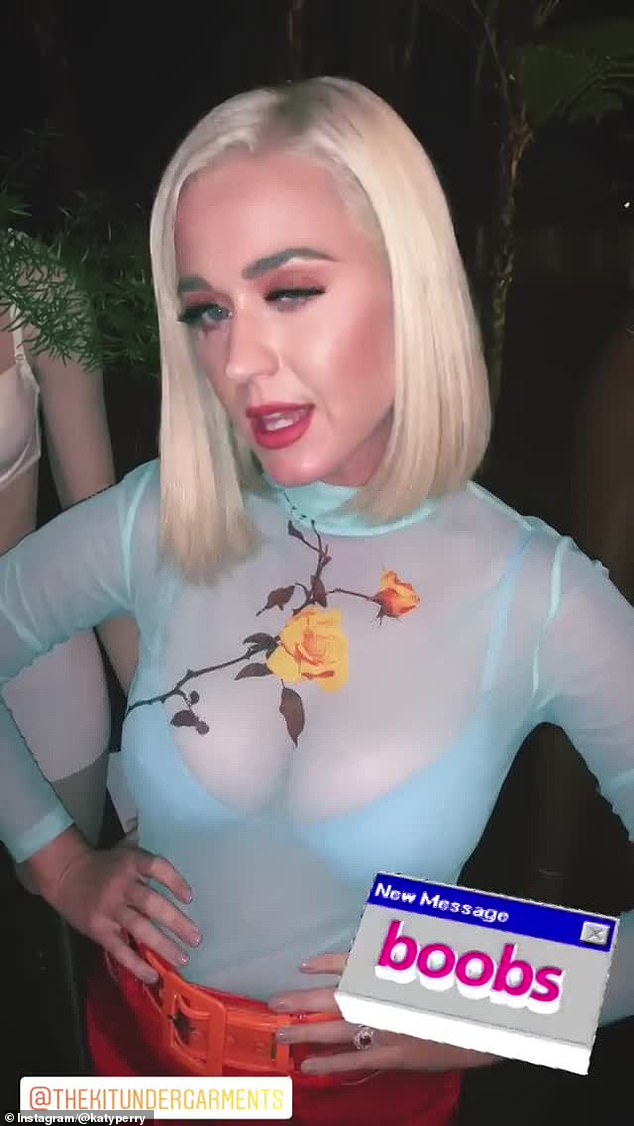 donald pauley recommends katy perry shows boobs pic