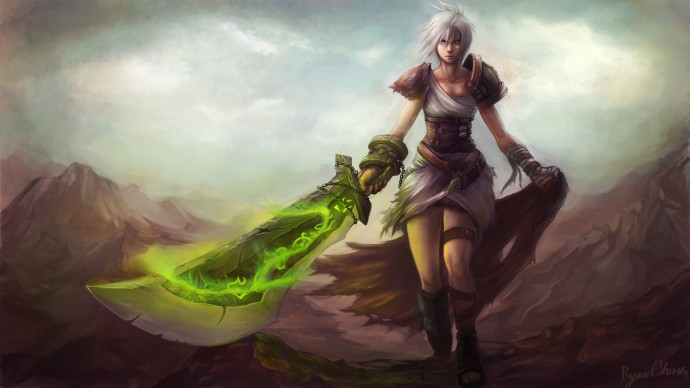 alf mabrook recommends league of legends riven fan art pic