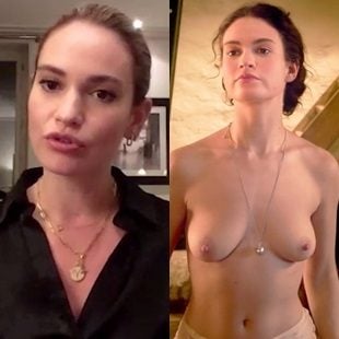 brianna davila recommends Lily James Nude