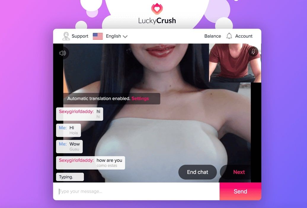 adrian realo recommends Lucky Crush Video Chat