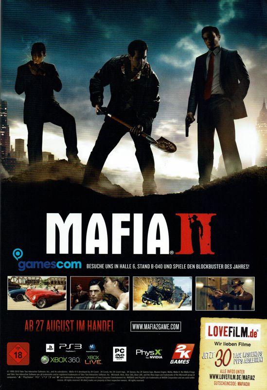Best of Mafia 2 magazine picture