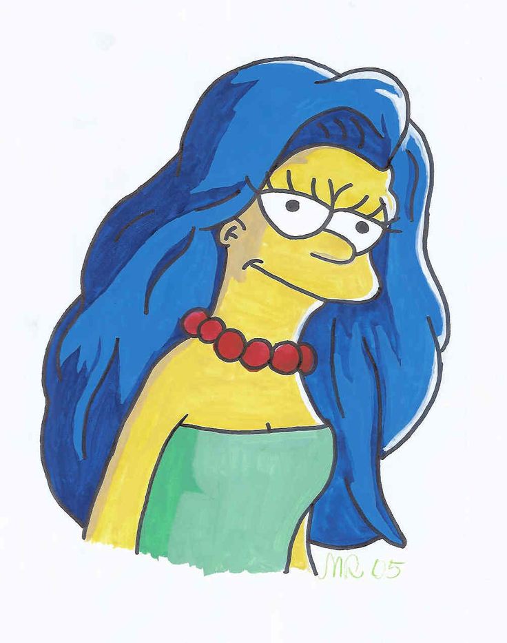 ariadna romero recommends Marge Simpson With Her Hair Down