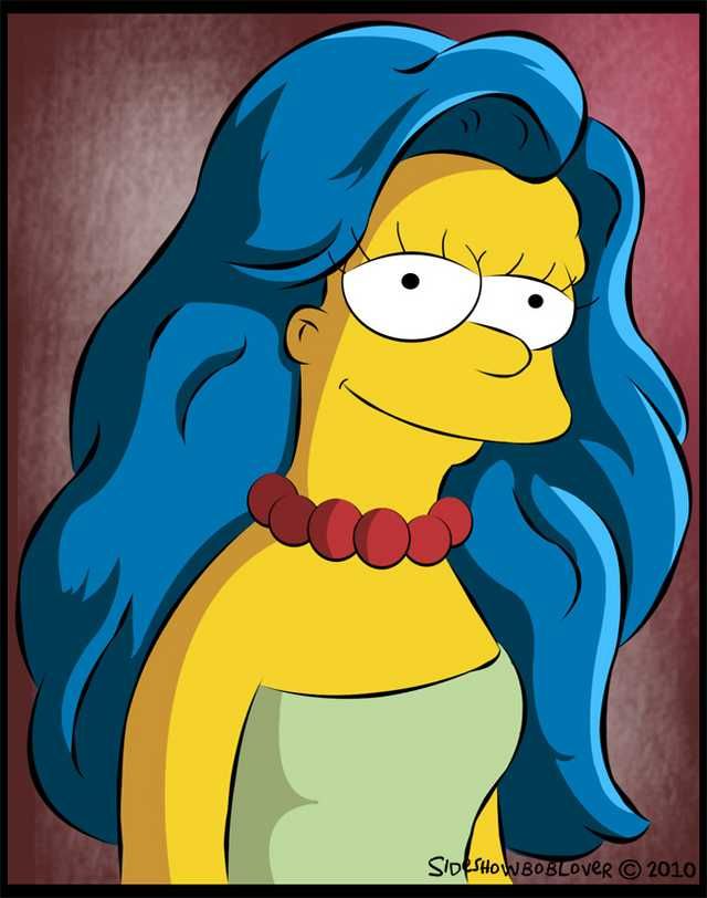 cindy thierry recommends marge simpson with her hair down pic