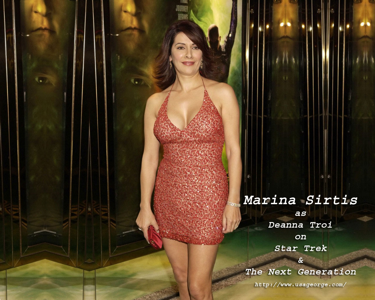 anne kircher add marina sirtis hot pics photo