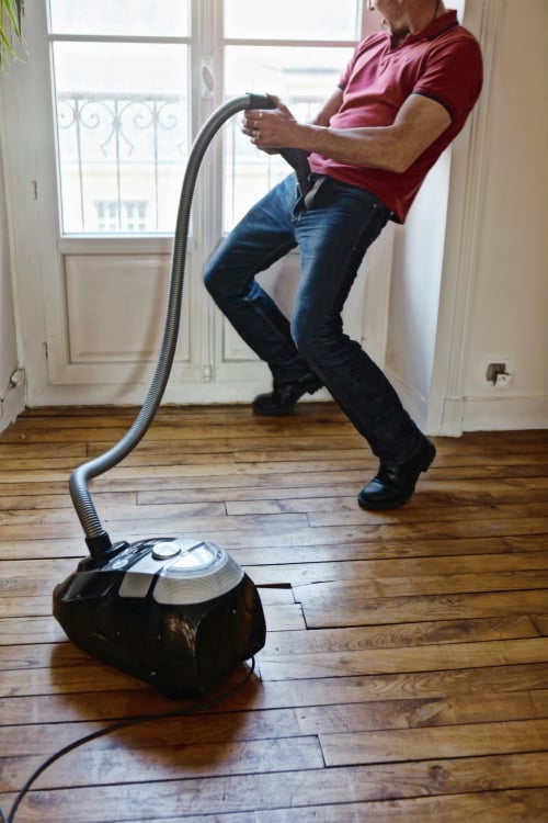 masterbating with a vacuum