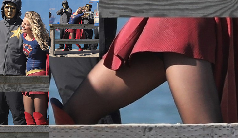 adelle rawson add photo melissa benoist supergirl upskirt