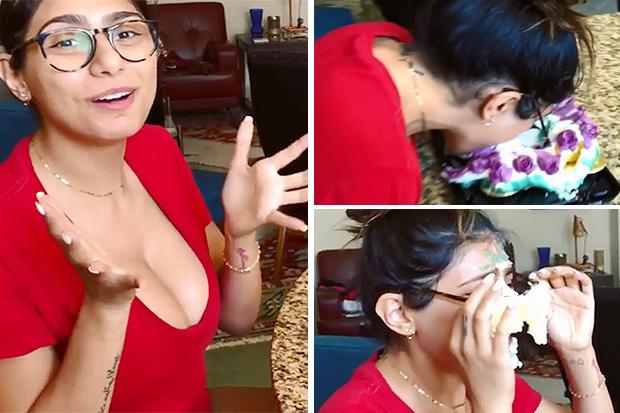 anderson julio recommends Mia Khalifa Facial Cum