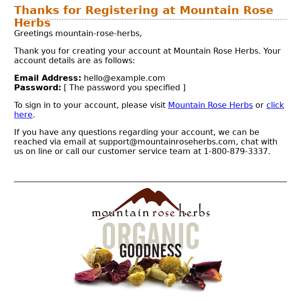 Best of Mountainroseherbs coupon code