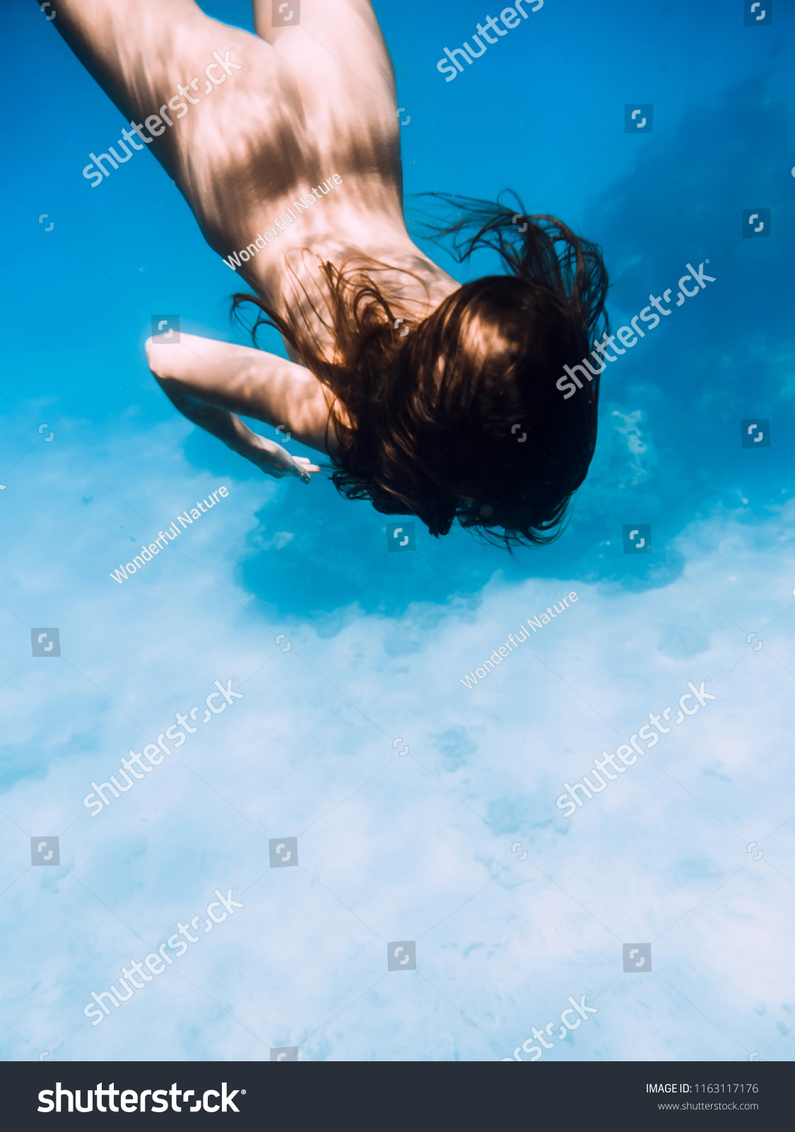 Best of Naked women swimming underwater