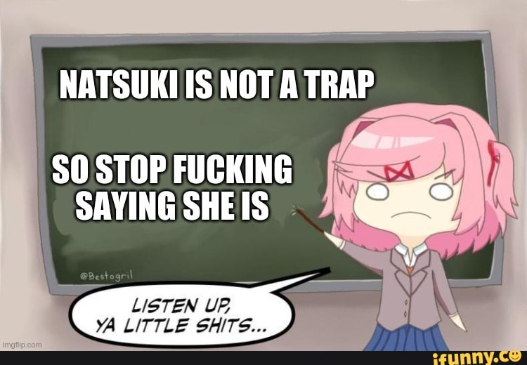 casey burr recommends natsuki is a trap pic