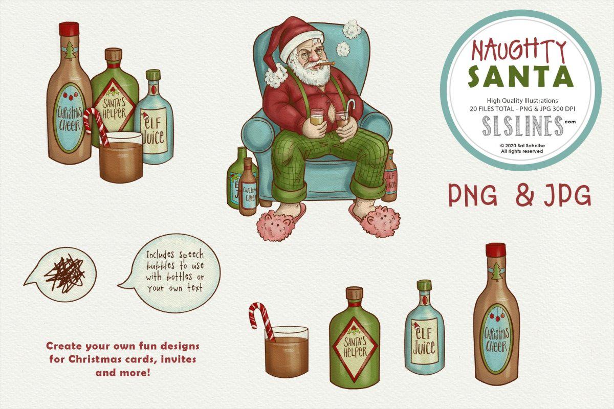 naughty santa helpers images