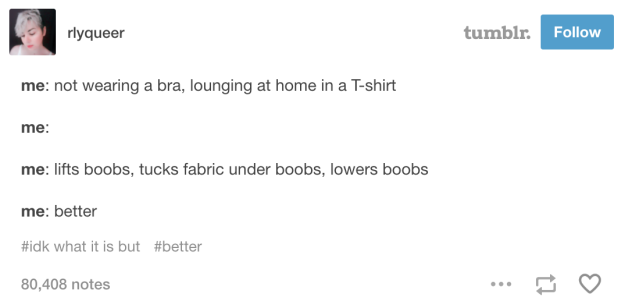 Not Wearing A Bra Tumblr hentai toph