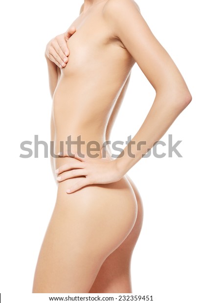 nude female side view
