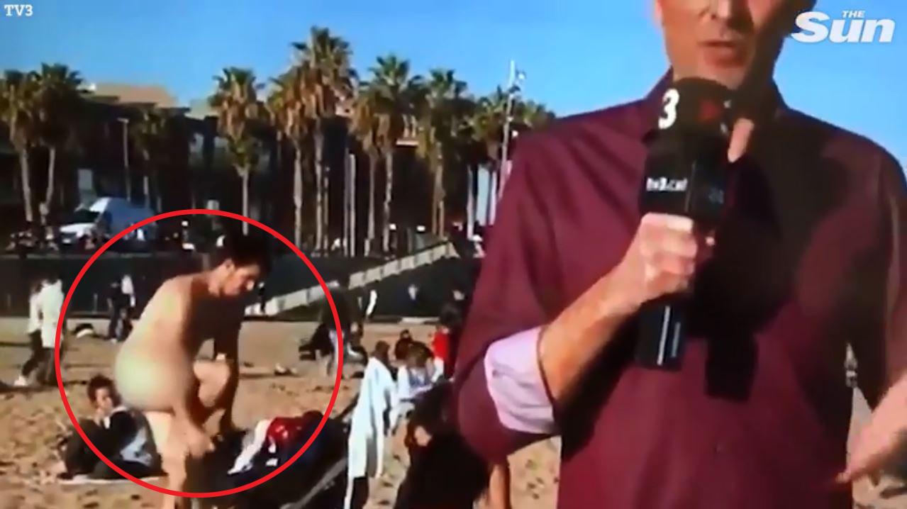 colin esposito add nudity on live tv photo