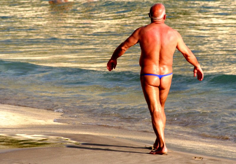 andy sivertsen share old man in a thong photos