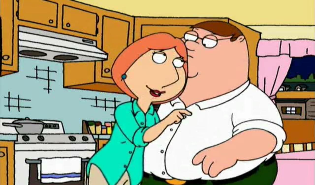 peter and lois kiss