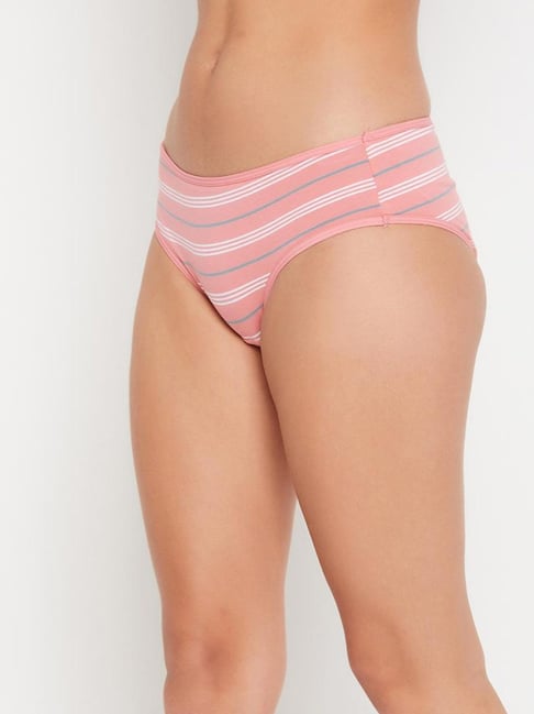 Best of Pink and white striped panties