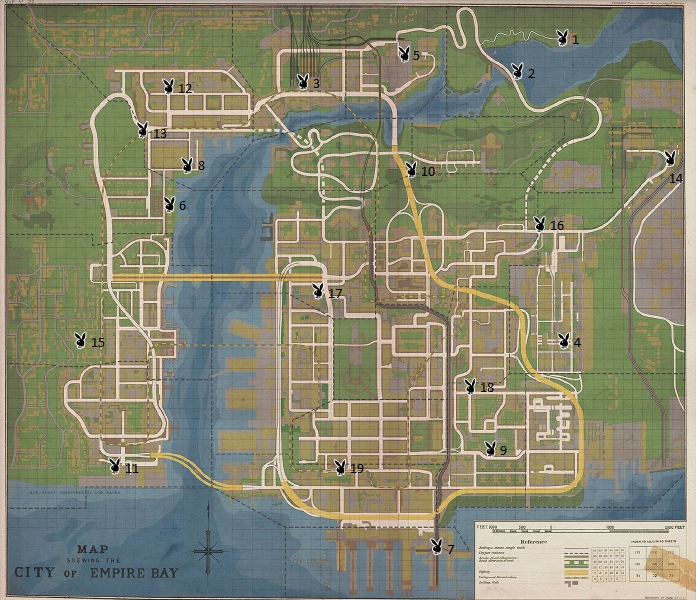 playboy pictures mafia 2 locations