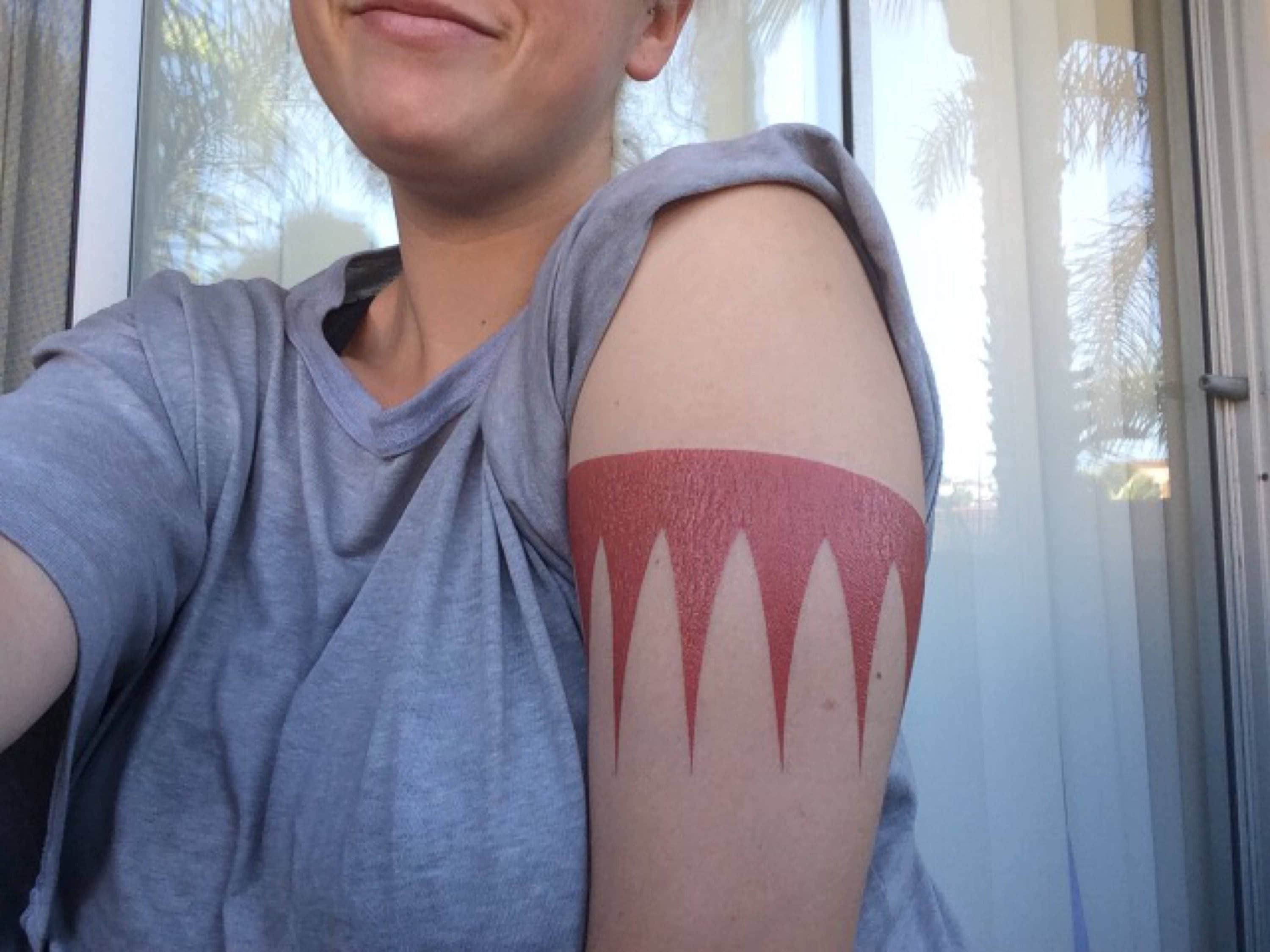 bart bryan recommends pocahontas tattoo on her arm pic