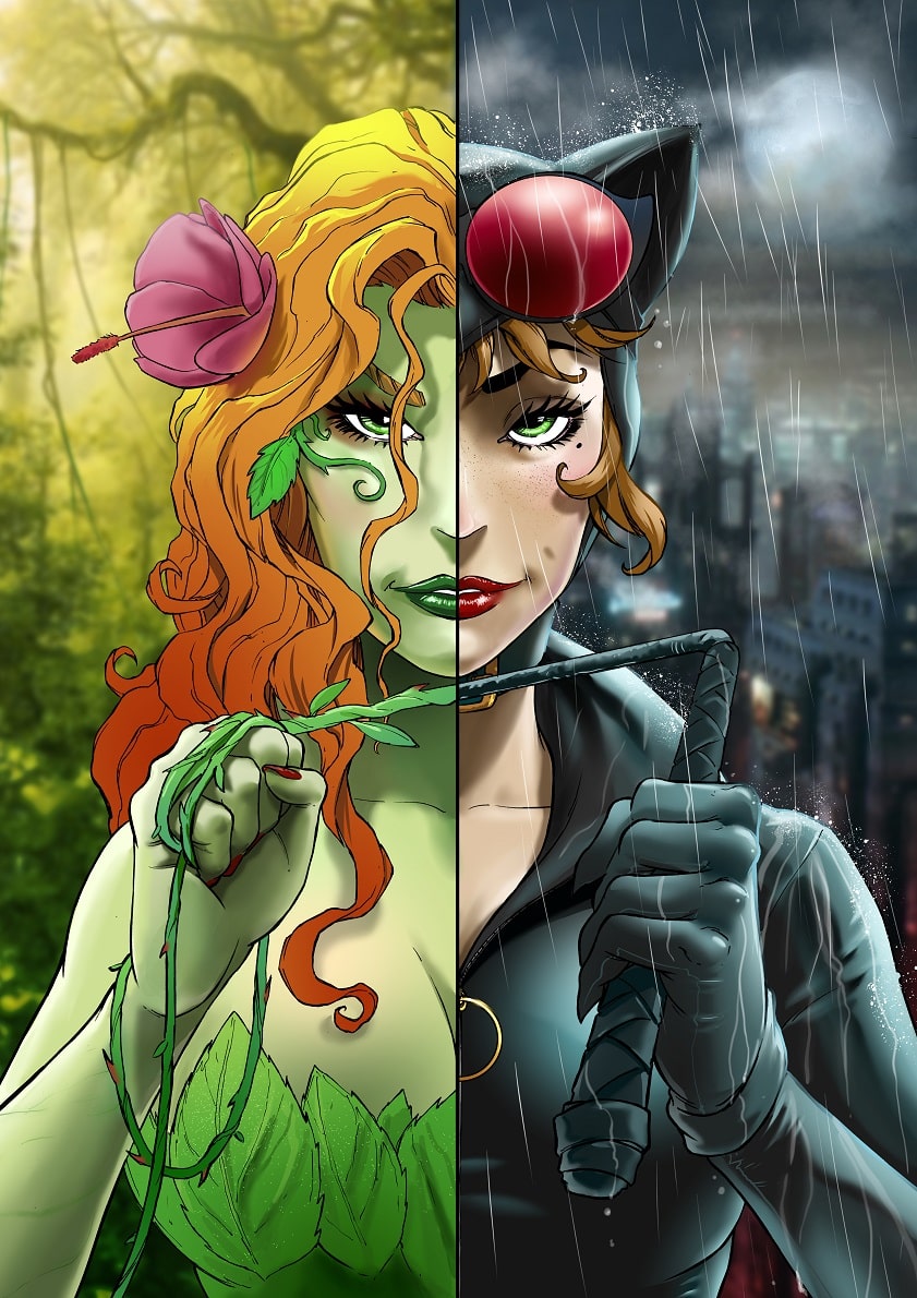 dawn strauser add photo poison ivy x catwoman