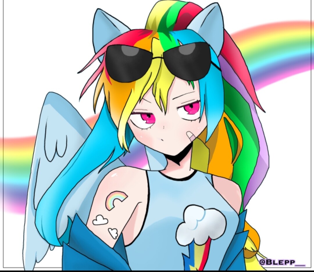 belinda russell recommends Rainbow Dash Anime Human