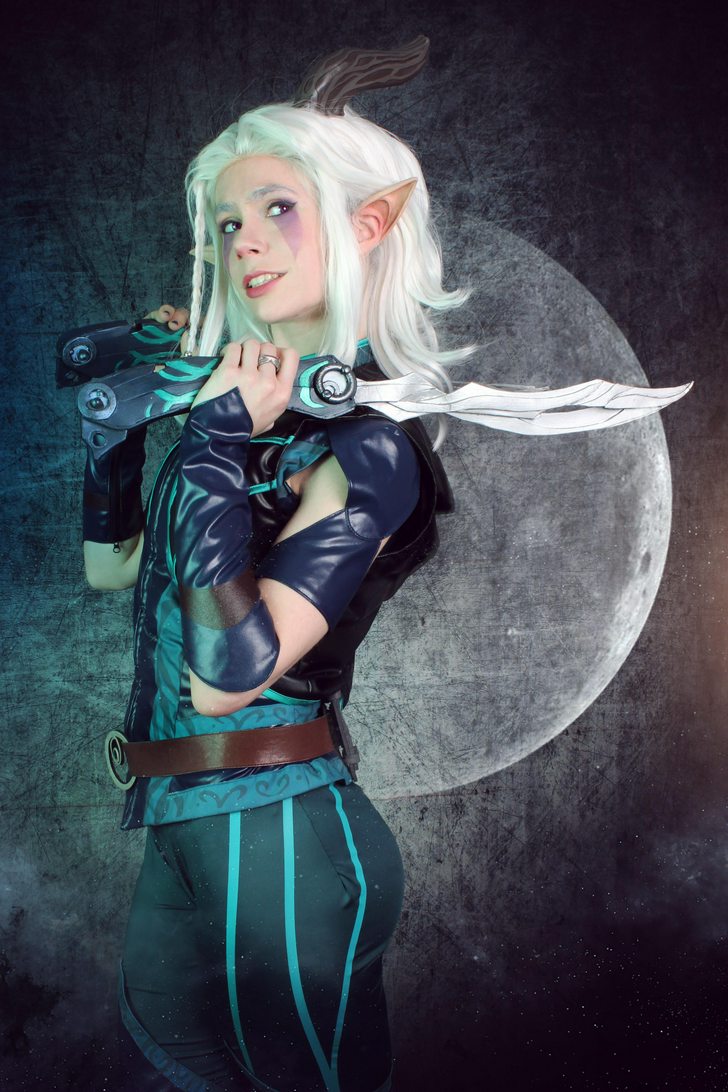 donia hassen add photo rayla dragon prince cosplay