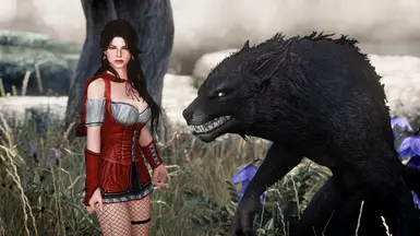 Red Riding Hood Skyrim sneaks around