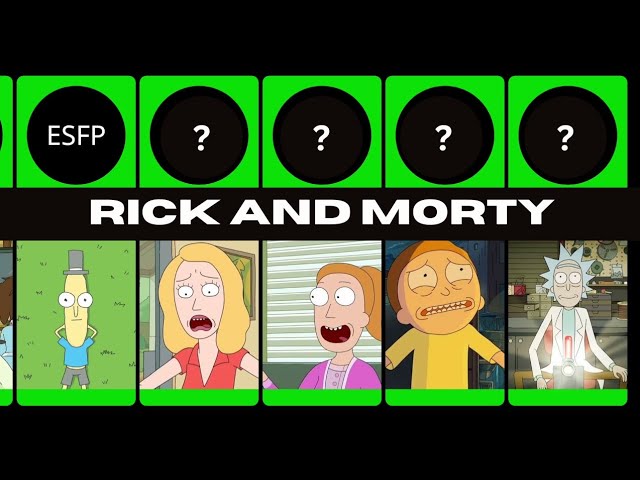 Best of Rick and morty mbti