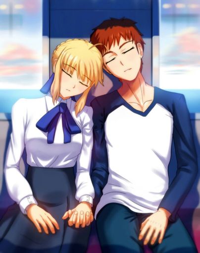 Best of Saber and shirou kiss