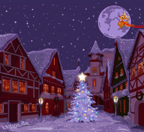 amy burroughs add santa claus is coming to town gif photo