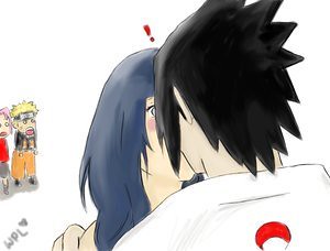 sasuke and hinata kissing