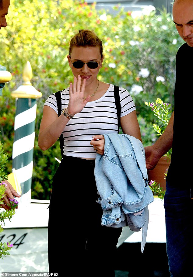 Scarlett Johansson Casual aus madrid