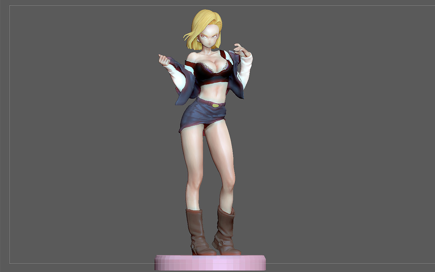 Sexy Android 18 Pics the edge