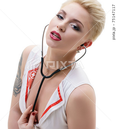 Best of Sexy blonde nurse