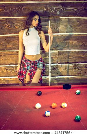 carol saner share sexy girl playing pool photos