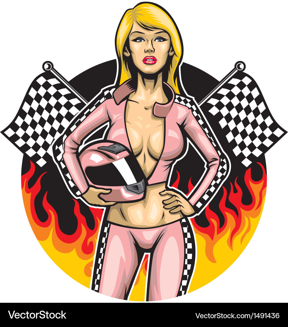 clinton burns recommends sexy racer girl pic